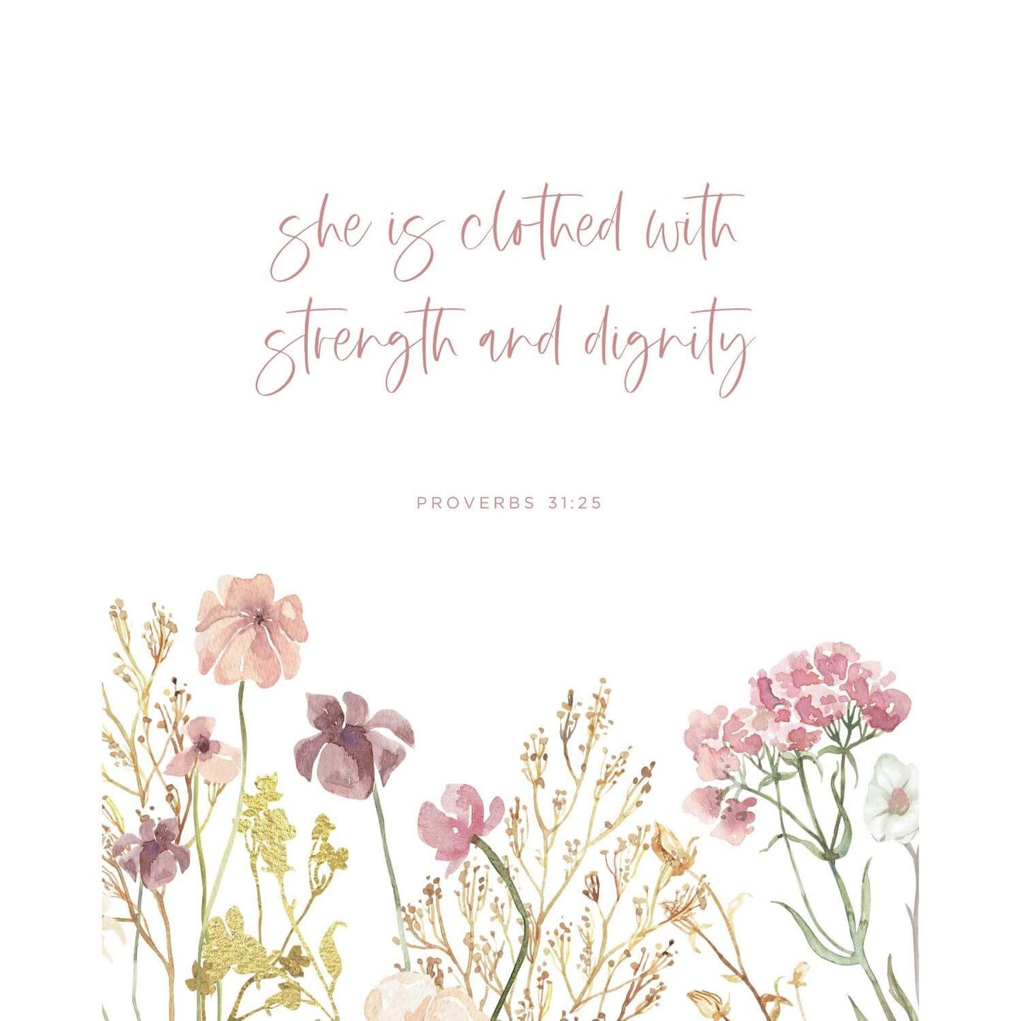 Christian nursery wall art with bible verse and flowers set of 3