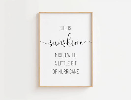 She Is Sunshine Minimalist