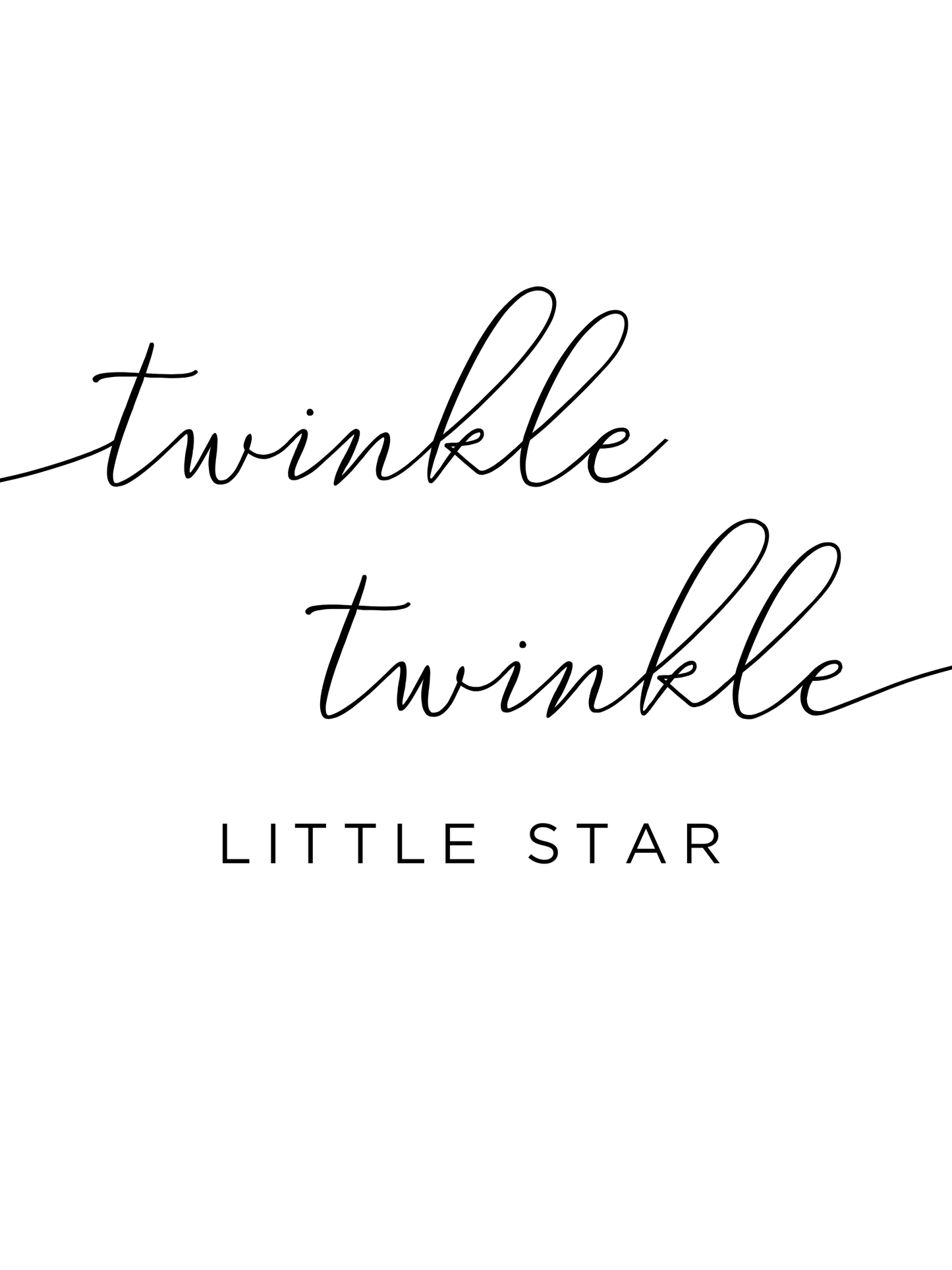 Twinkle Twinkle Little Star
