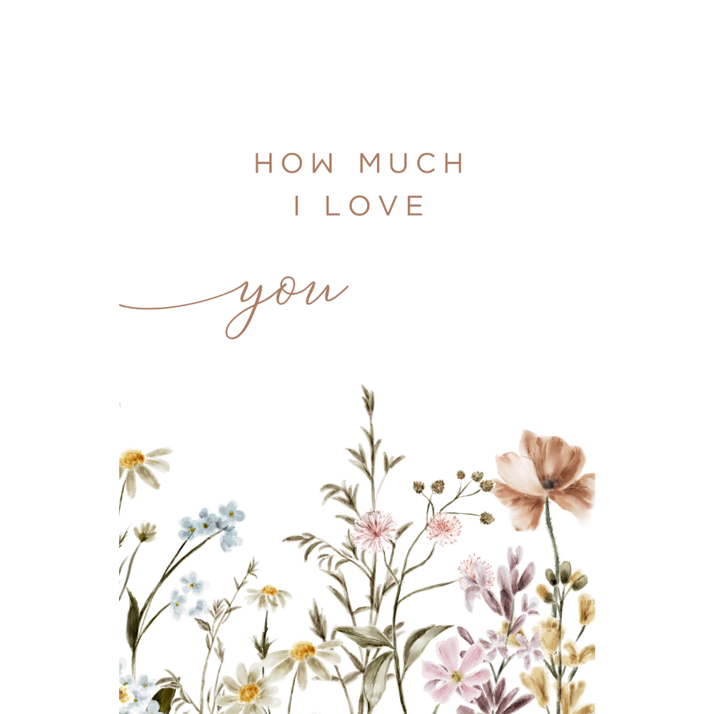 A boho nursery wall art set of 2 featuring wildflower nursery decor and song lyrics to complete your floral nursery. Hang these wildflower prints in your little girl's room or give as a unique baby shower gift!