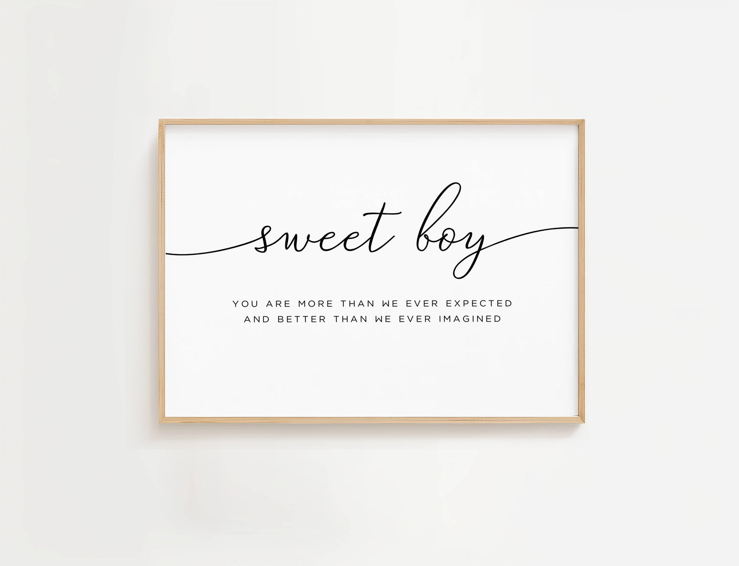 Baby Boy Nursery Wall Art