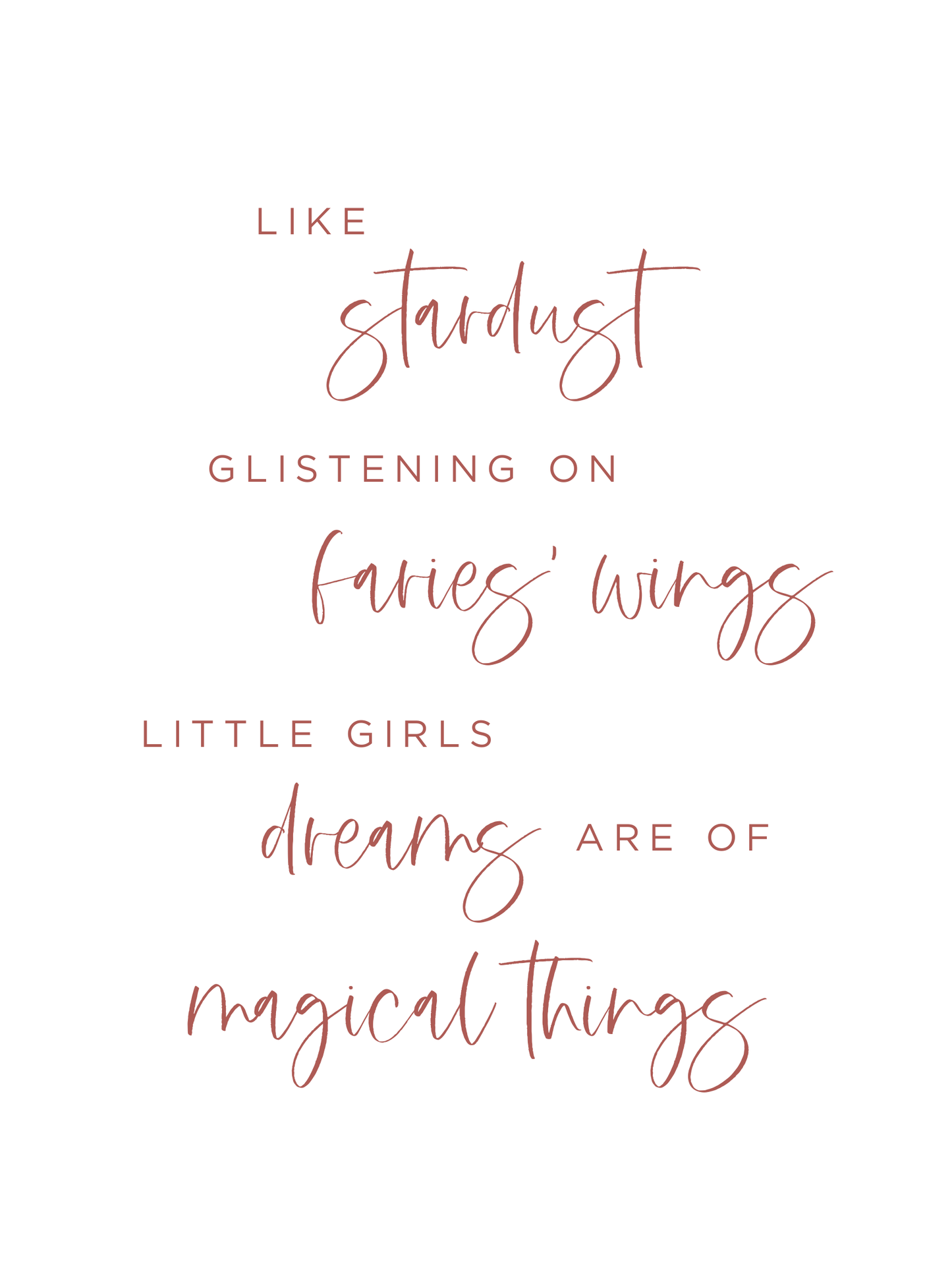 Like Stardust Glistening