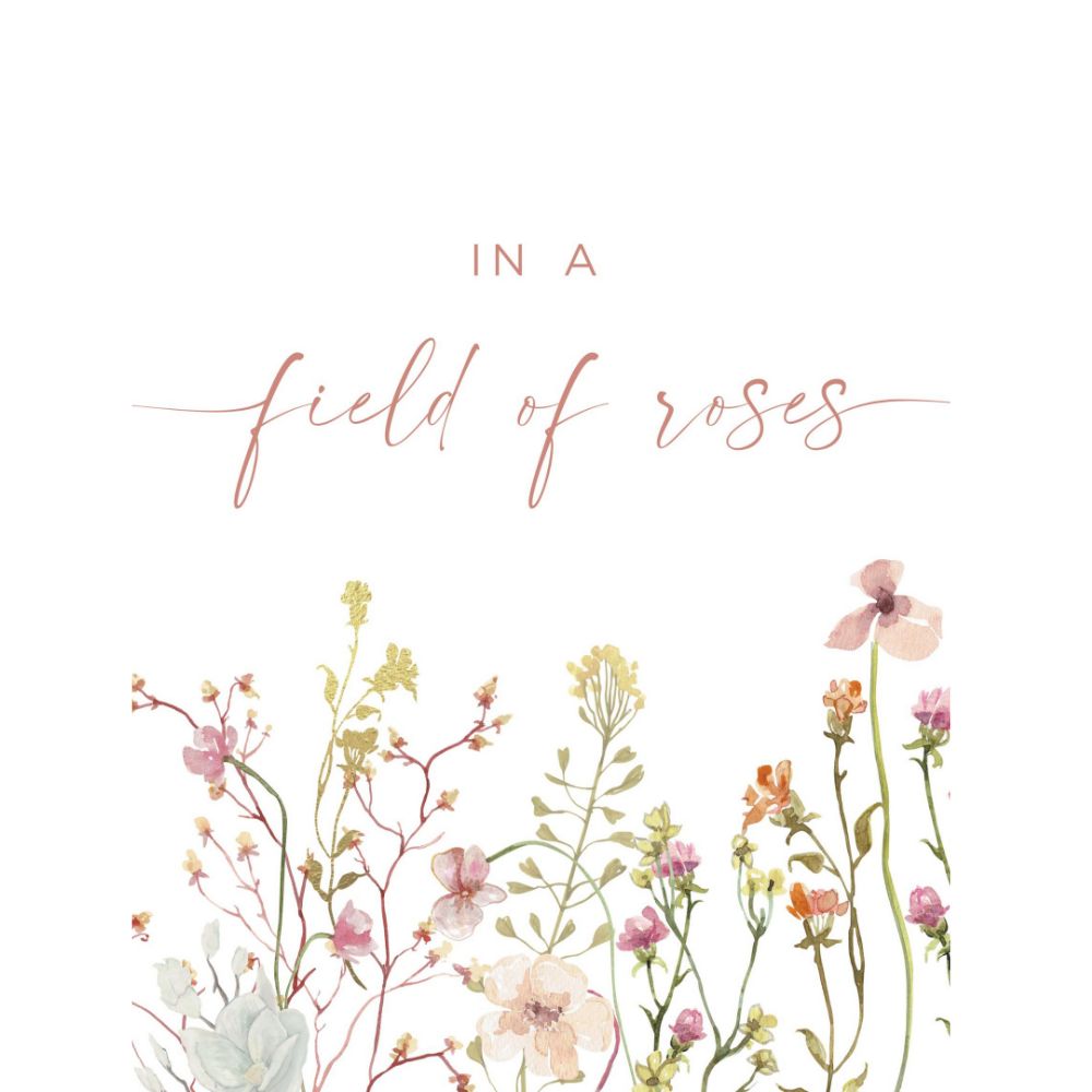 girl nursery wall art set of 2 with wildflowers