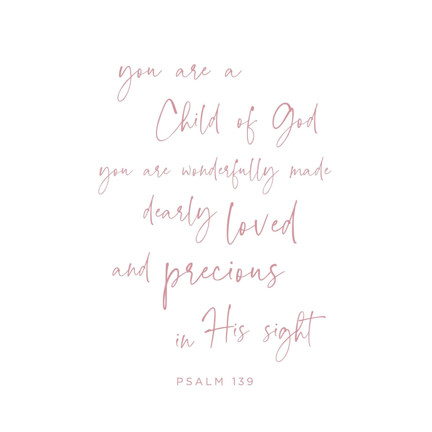 Christian girl nursery wall art set of 3 with pin wildflowers and bible verse