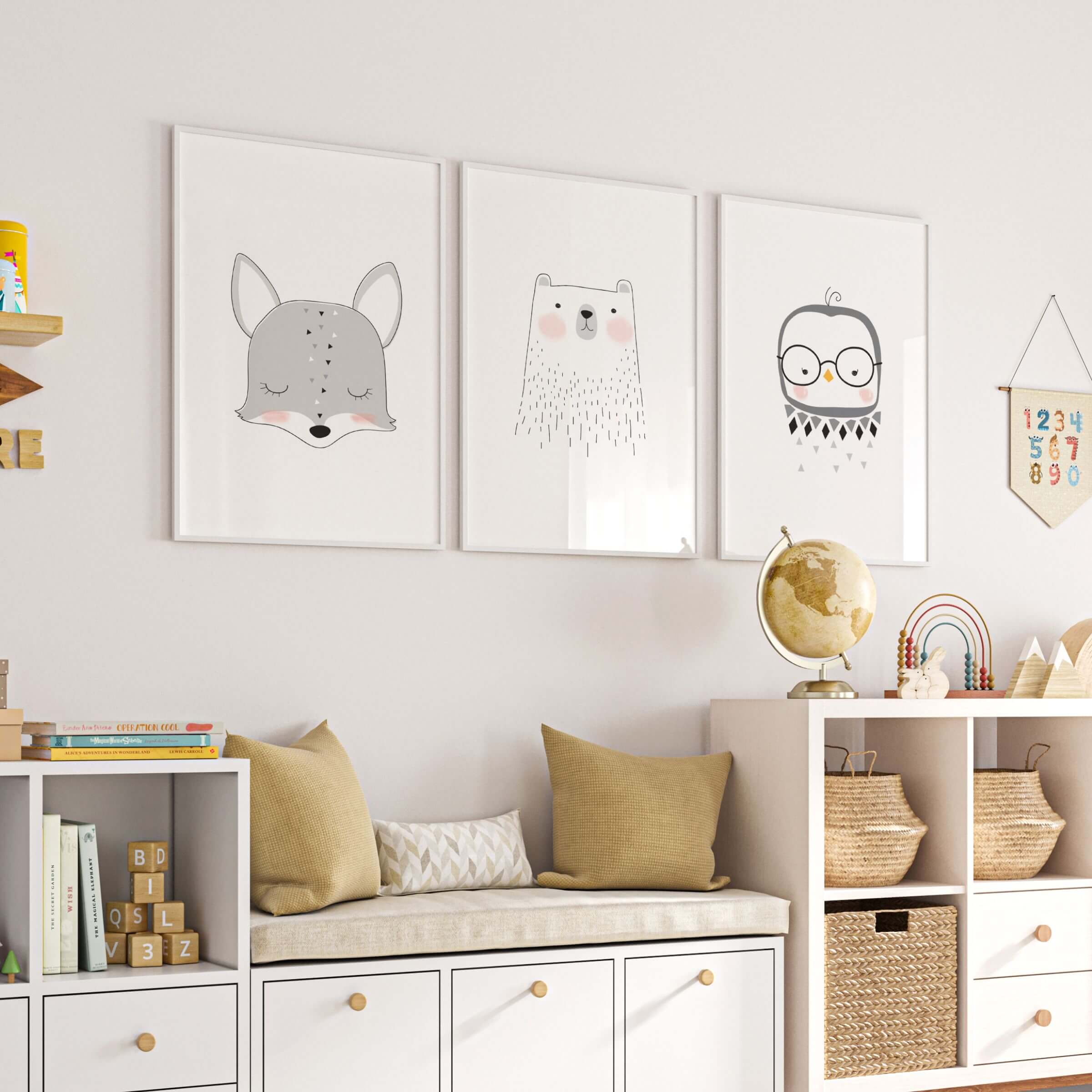 Ikea nursery hot sale wall art