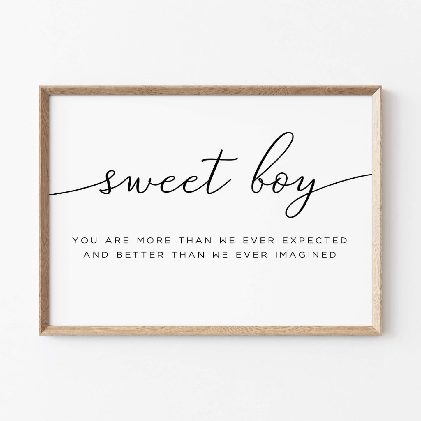 Baby Boy Nursery Wall Art