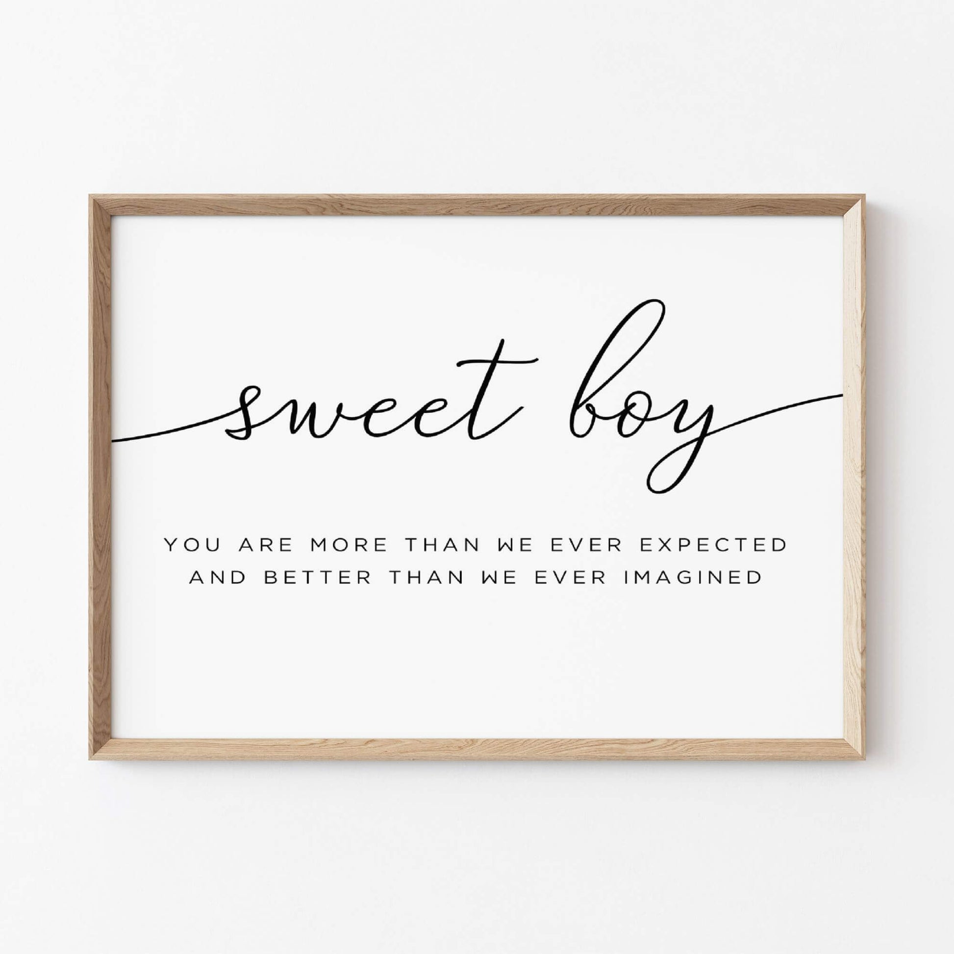 Baby Boy Nursery Wall Art