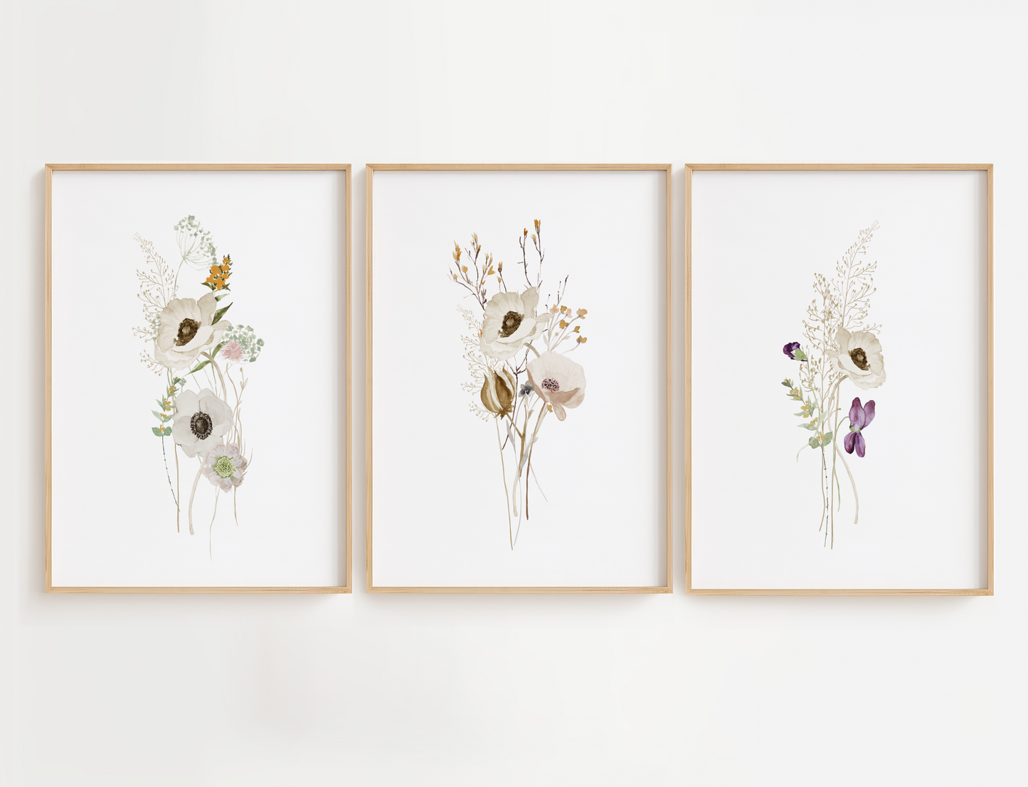 Vintage White Flowers