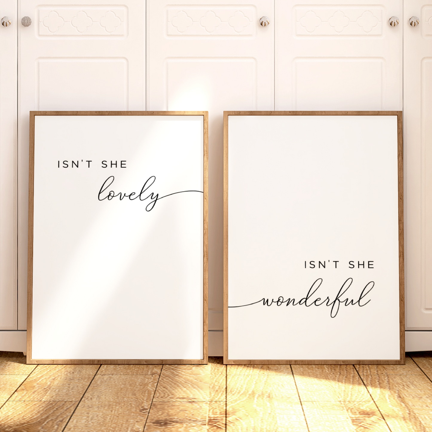 girl nursery wall art with lyrics isnt she lovely isnt she wonderful