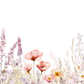 Lavender and Pink Flowers