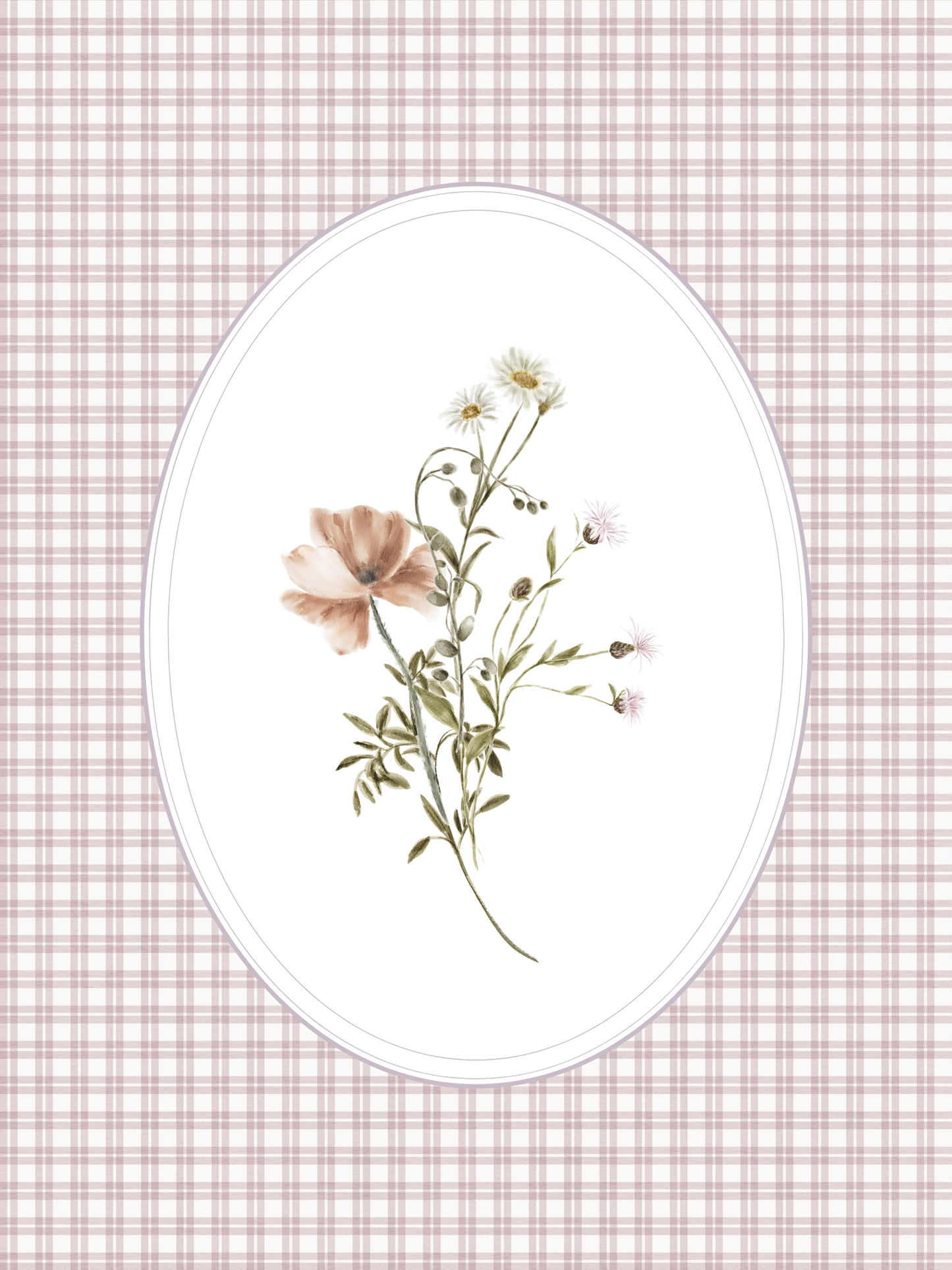 You'll Never Know Dear Set of 3 in Gingham