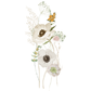Vintage White Flowers