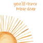 Three framed sun-themed nursery prints with motivational phrases on a white background