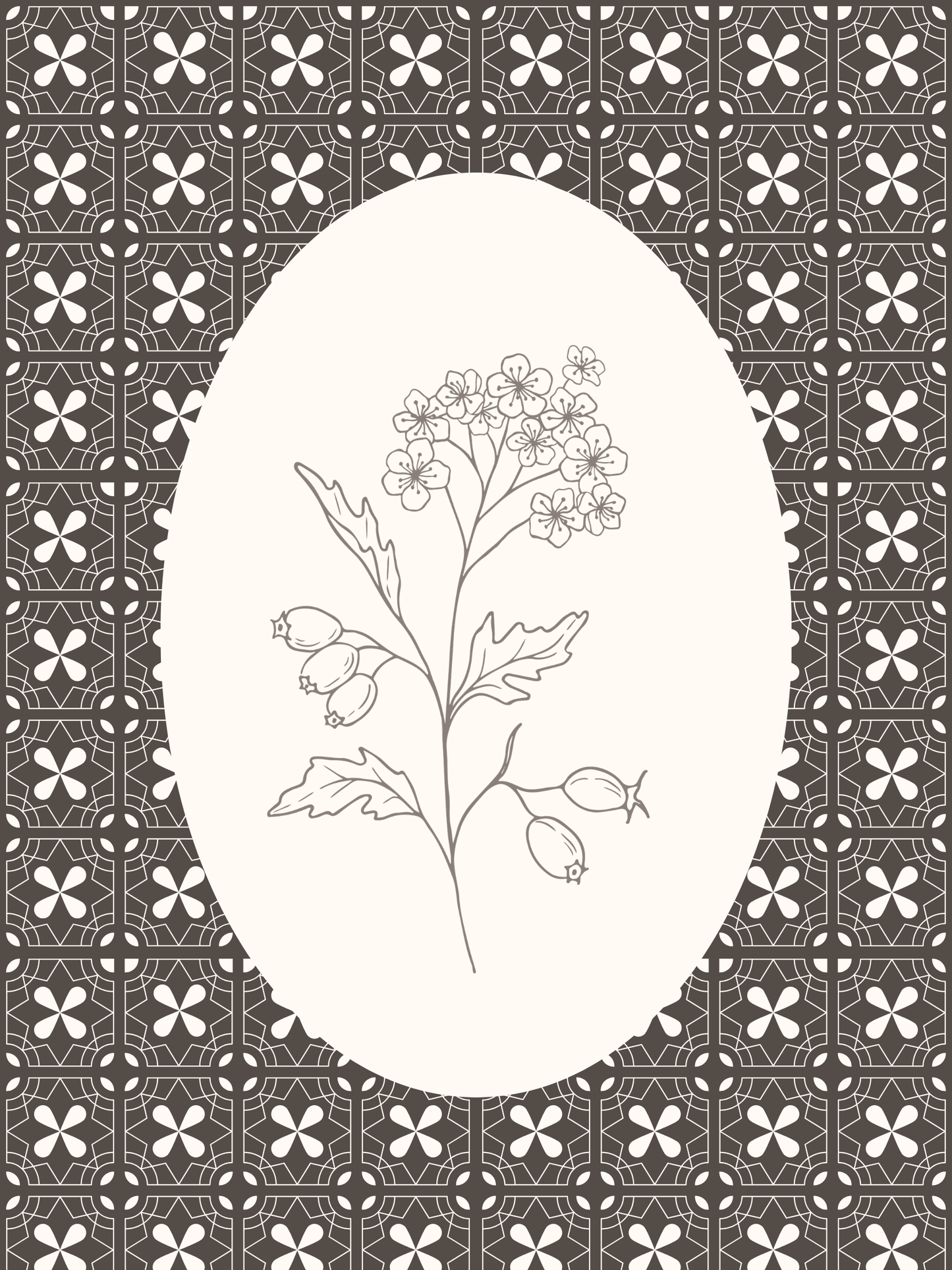 Retro Wall Art, Vintage Wall Decor, Botanical Print Set of 3