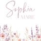 Lavender and Pink Flowers