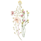 Vintage Pink and Yellow Flowers