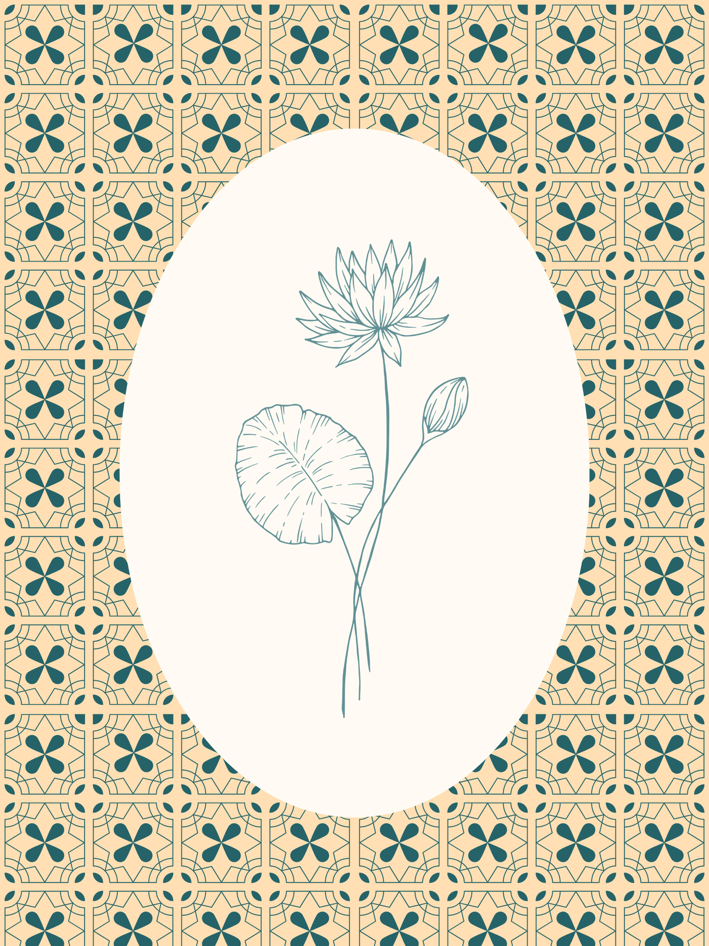 Vintage Floral Print Set of 3