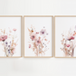 Watercolor Flower Combination Set