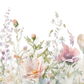  Pastel Flowers Wall Art. Featuring beautiful watercolor blooms in dreamy shades of blush pink, peach, lavender, and cream, 