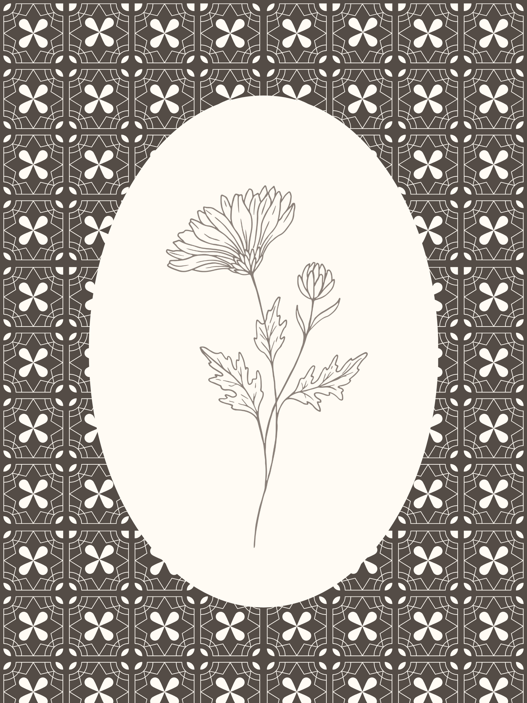 Retro Wall Art, Vintage Wall Decor, Botanical Print Set of 3