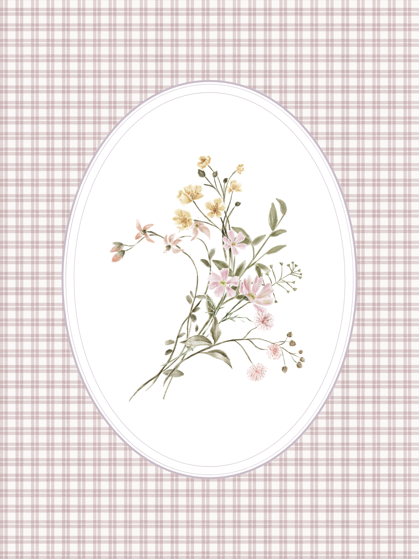 You'll Never Know Dear Set of 3 in Gingham