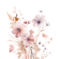 Watercolor Flower Combination Set