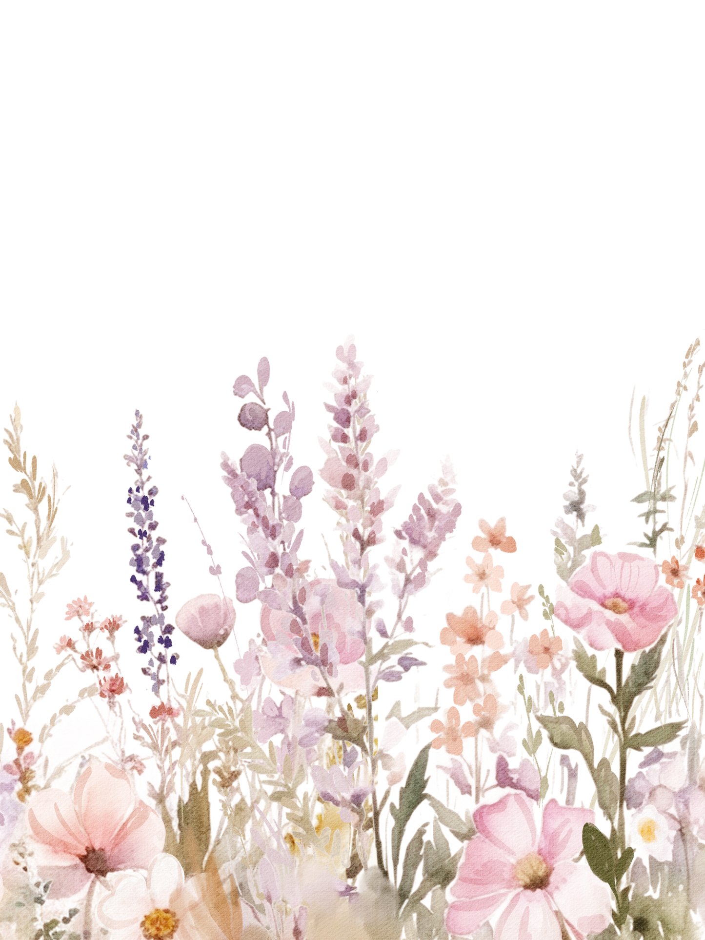 Lavender and Pink Flowers