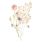 Vintage Pink and Yellow Flowers