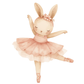 Pink Bunny Ballerinas Nursery Wall Art