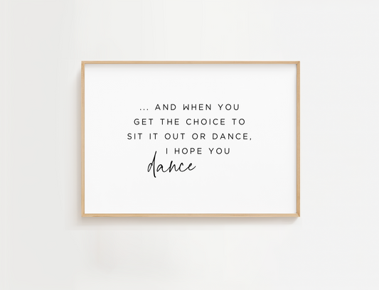 I Hope You Dance