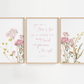 Child of God Wall Art with Pink Flowers