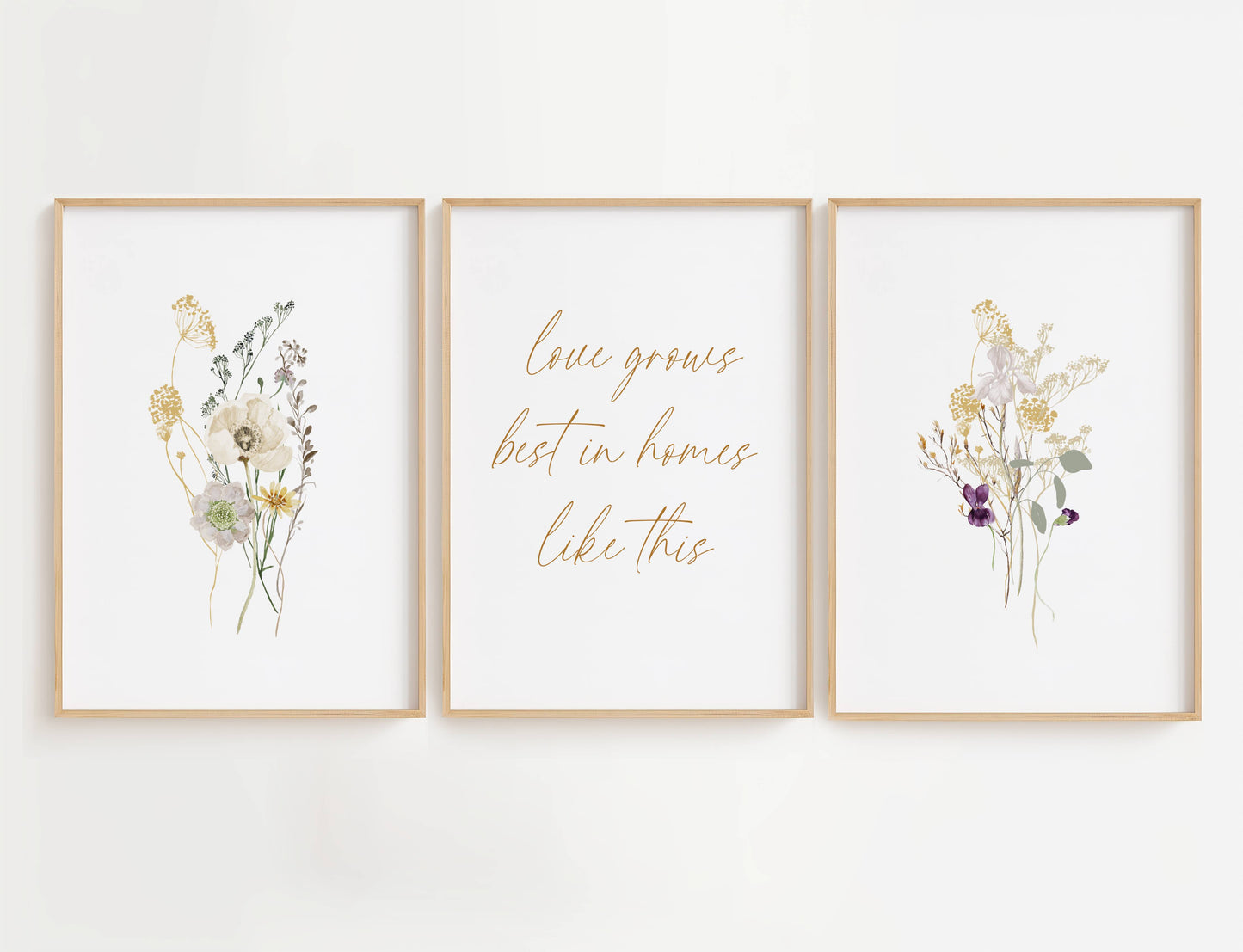 Love Grows Best Wall Art