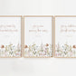 Christian Nursery Bible Verse Wall Art with Flowers