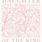 I Am a Daughter of the King wall art, beautifully designed in soft pink and brownish tones. 
