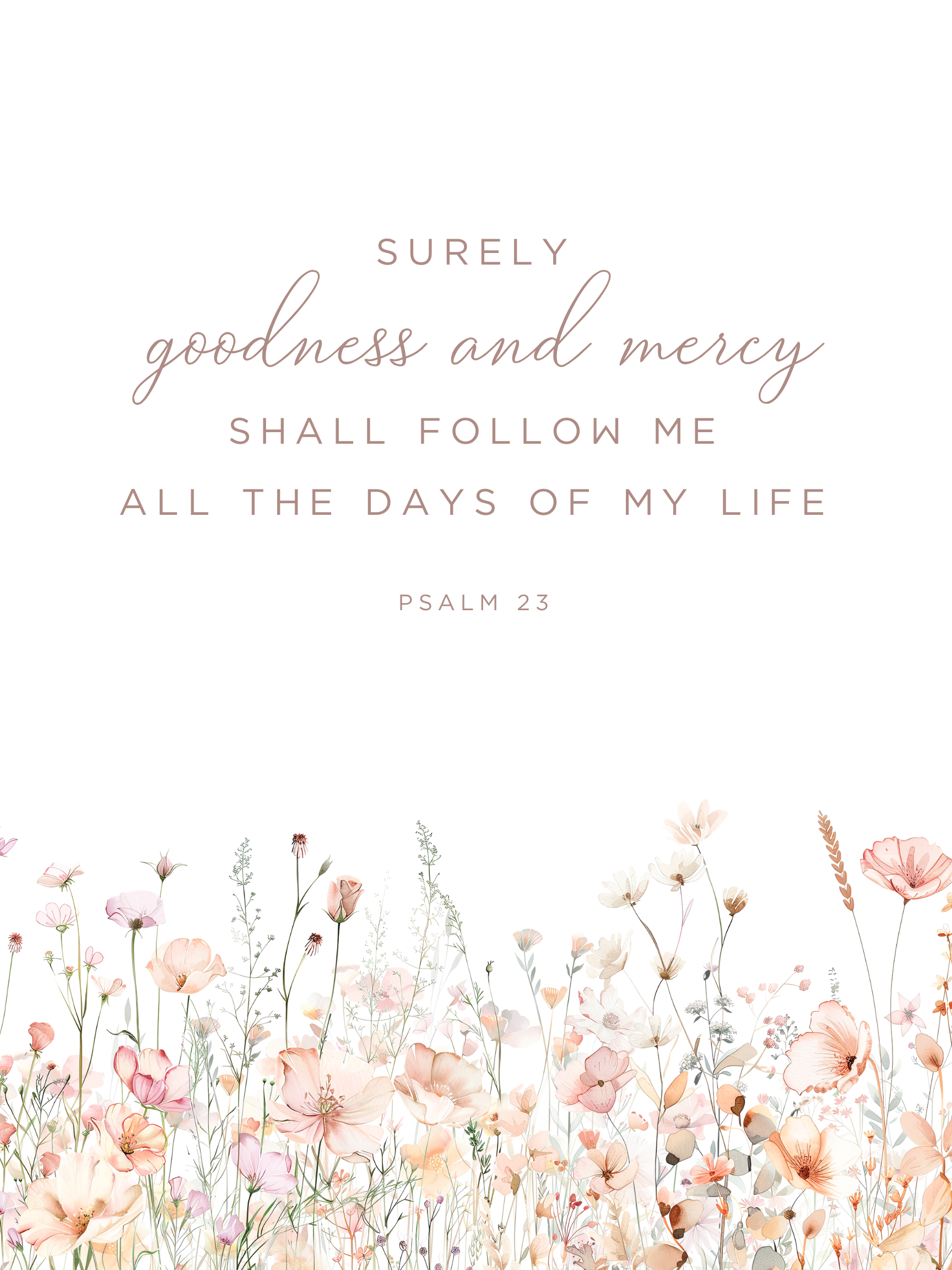 Christian nursery wall art featuring a Bible verse among pink and sage flowers in a wall decor set of 3. Girl nursery wall art for baby girl room.