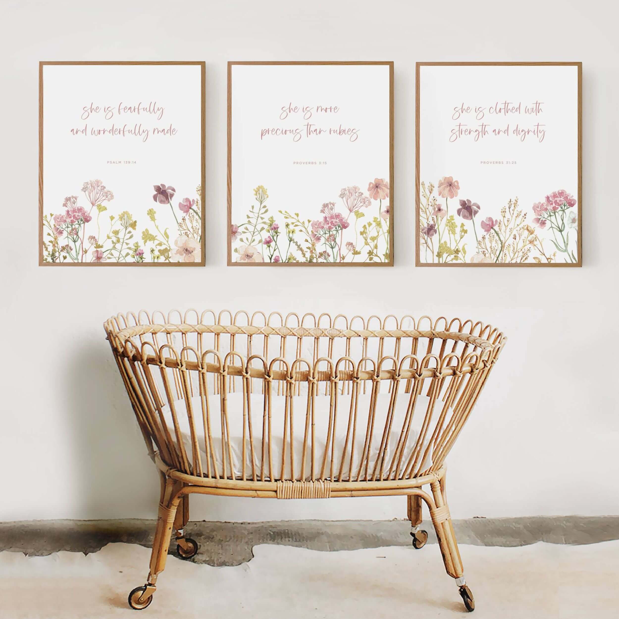 Christian nursery hot sale wall art