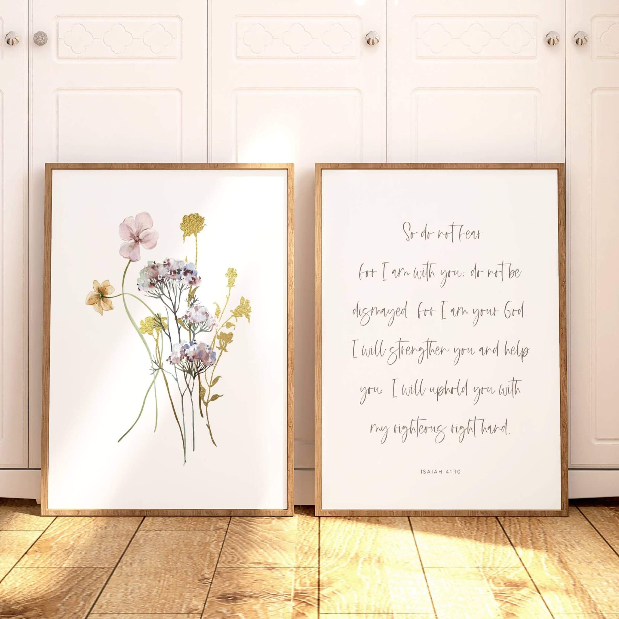 Isaiah 41:10 Wall Art – Good Prints Collective