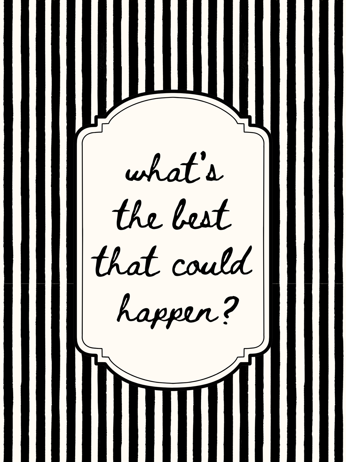 Modern wall art featuring framed artwork with black and white stripes and the quote, Okay Love You Bye. Home wall art.