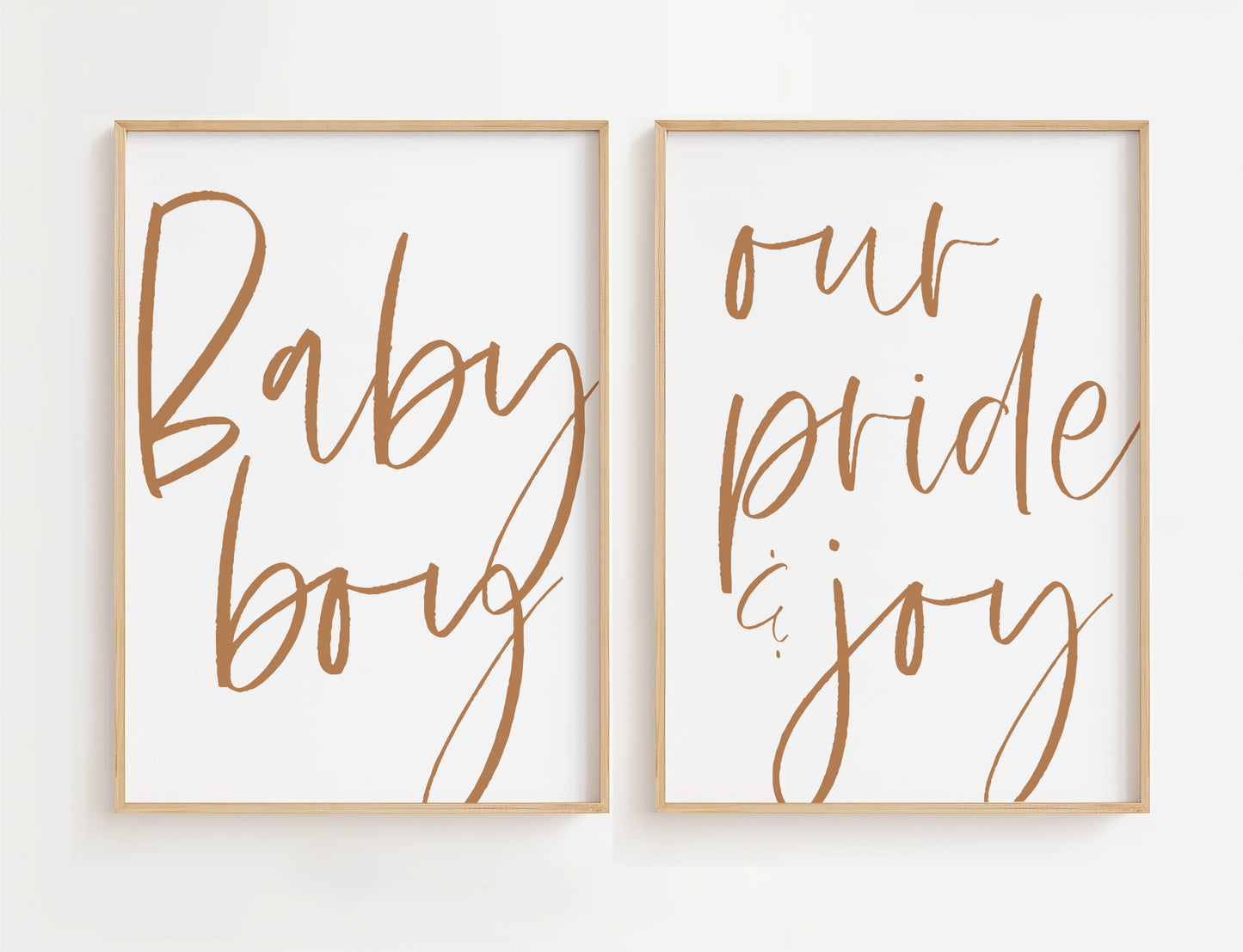 Baby Boy Our Pride and Joy Wall Art