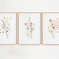 Vintage Pink and Yellow Flowers