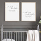 star light star bright nursery wall art hanging on a grey wall above a grey crib